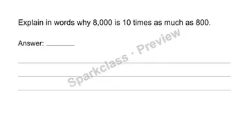 Explain without a diagram — Grade 4 problem preview