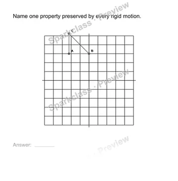 Identify invariant properties — Grade 8 problem preview