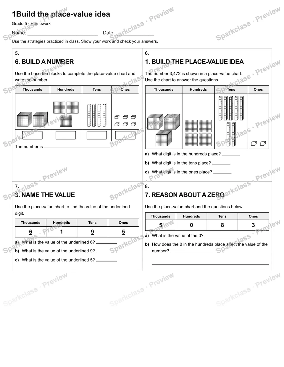1Build the place-value idea — Homework — page 2