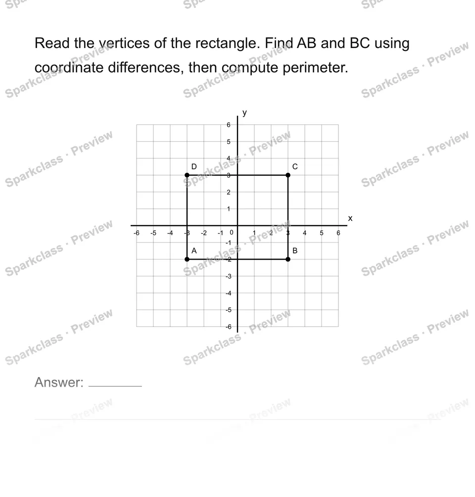 Draw and measure coordinate polygons — page 1