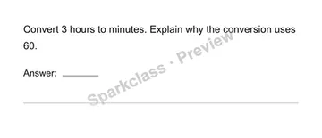 Calculate elapsed time — Grade 4 problem preview