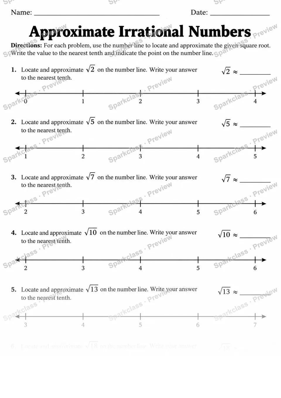 8.NS.A.2 · Approximate irrational numbers — page 1
