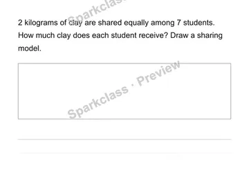 Apply fraction division in contexts — Grade 6 problem preview