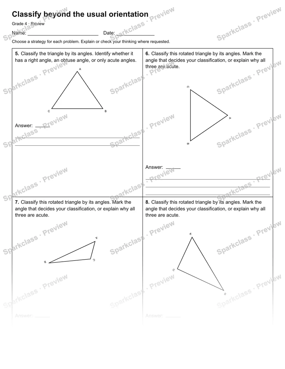 Classify beyond the usual orientation — Review — page 2