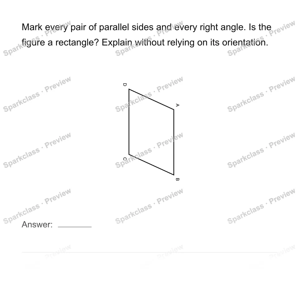 Classify a rotated quadrilateral — page 1