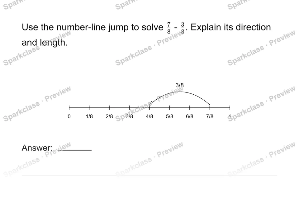 Explain a fraction jump — page 1