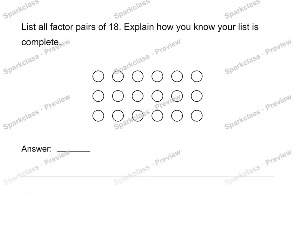 Find all factor pairs — page 1