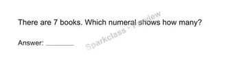 Write and represent numerals 0-20 — Kindergarten problem preview