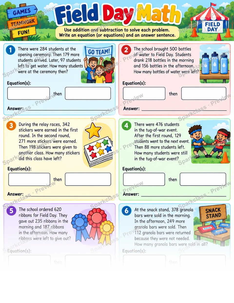 School Event Operations — page 1