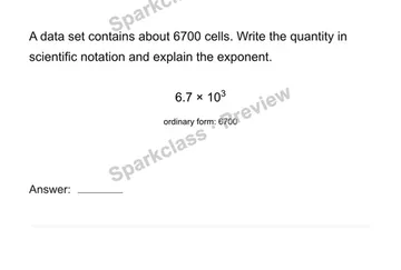 Model very large and small quantities — Grade 8 problem preview