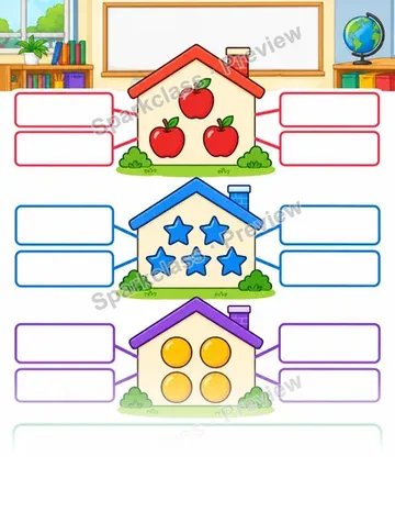 Fact Family Guided Practice — Grade 1 worksheet preview