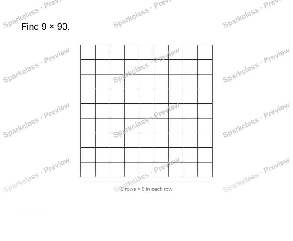 Multiply by a multiple of ten — page 1