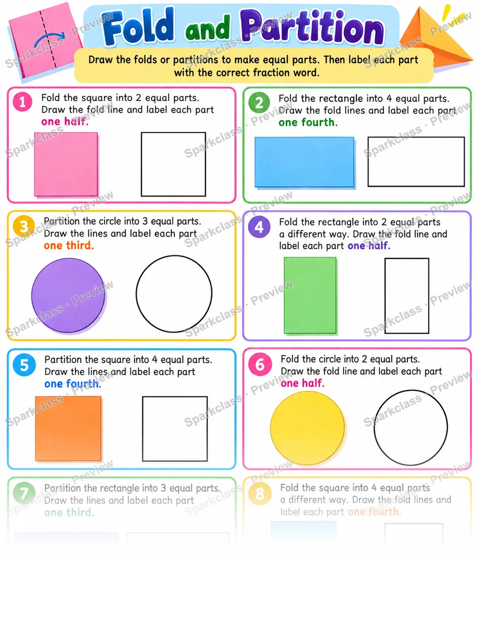 Fraction Folding — page 1