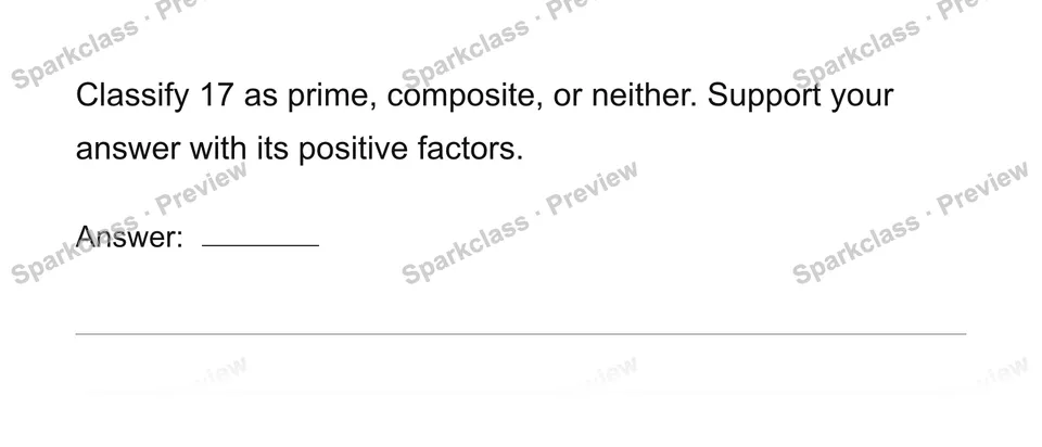 Classify prime and composite numbers — page 1