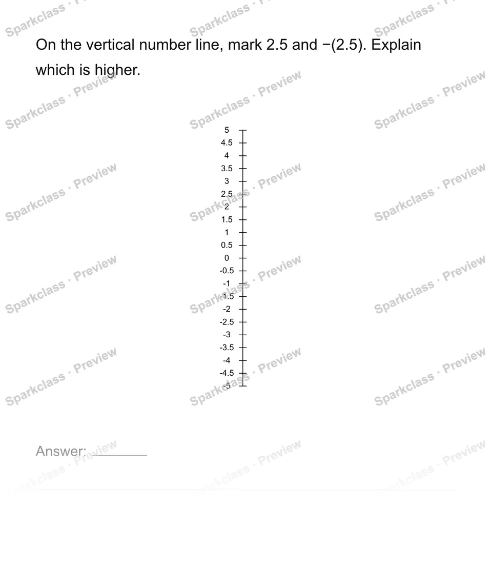 Locate opposites on horizontal and vertical axes — page 1