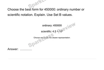 Choose an equivalent representation — Grade 8 problem preview