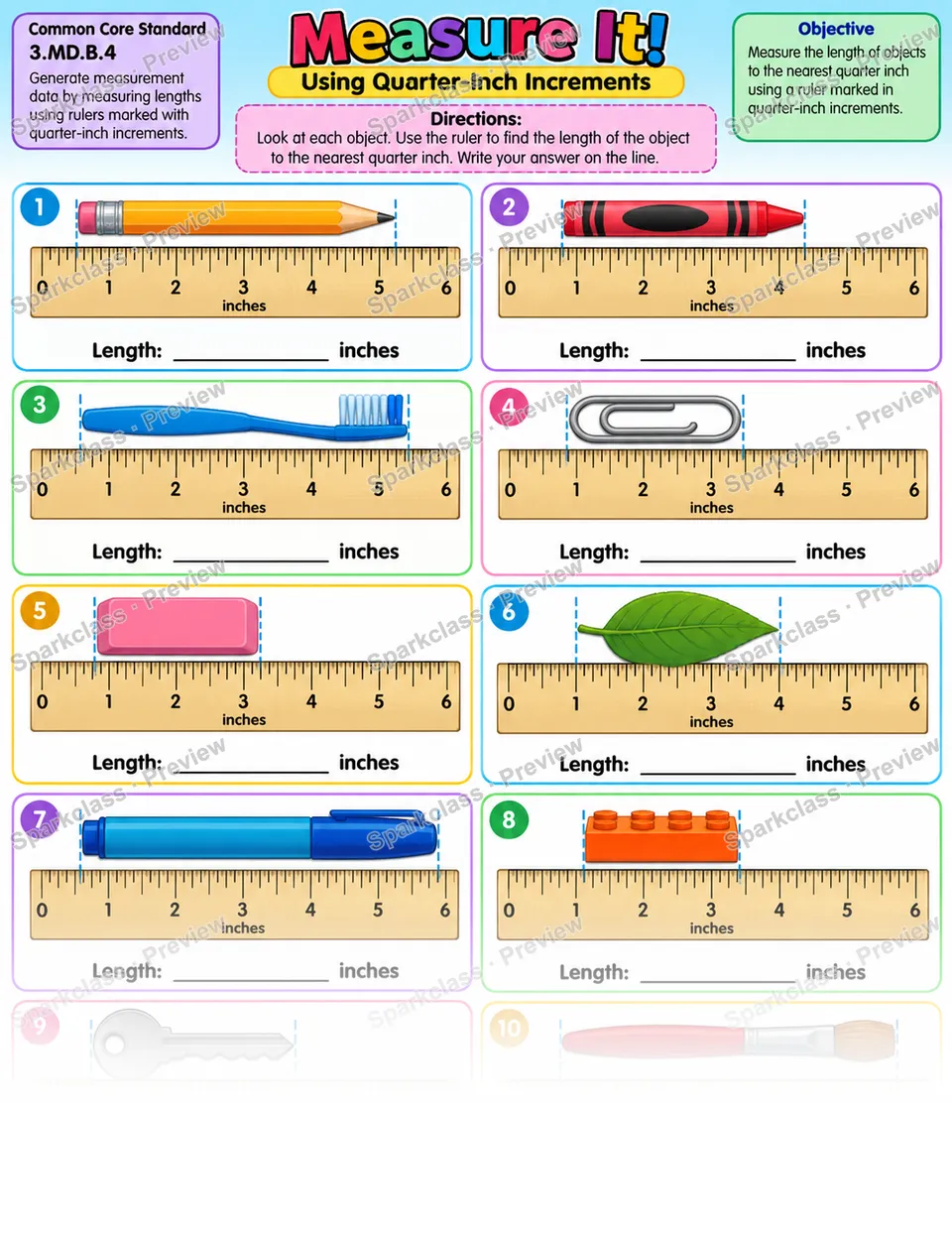 Measure Quarter Inch 01 — page 1