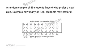 Use a sample to infer a population — Grade 7 problem preview
