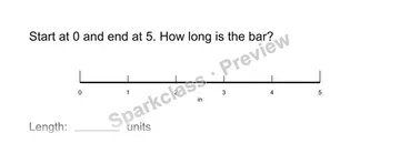 Use a ruler idea — Grade 1 problem preview