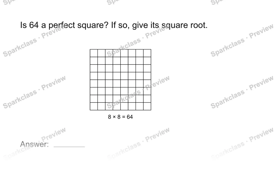 Identify perfect squares — page 1