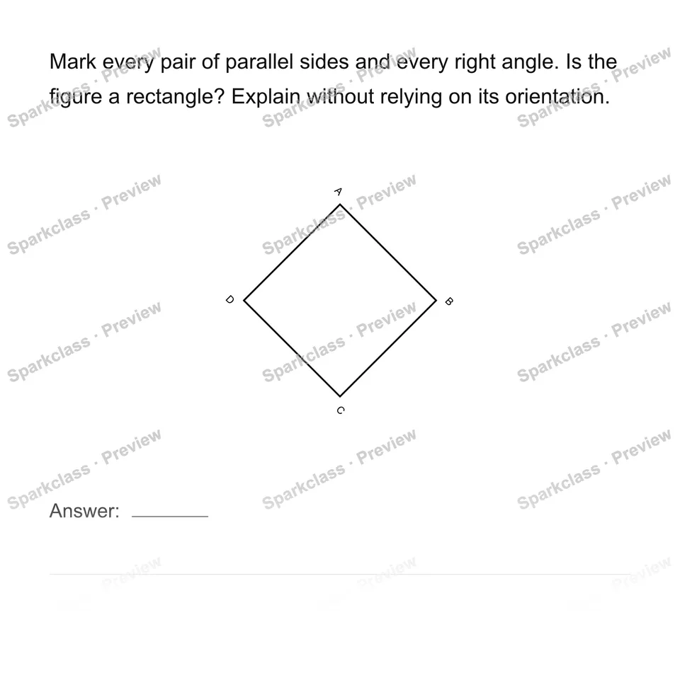 Classify a rotated quadrilateral — page 1