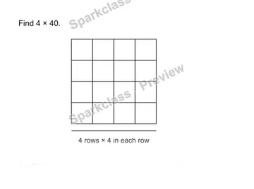 Multiply by a multiple of ten — Grade 3 problem preview