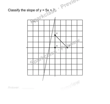 Identify positive negative and zero slope — Grade 8 problem preview