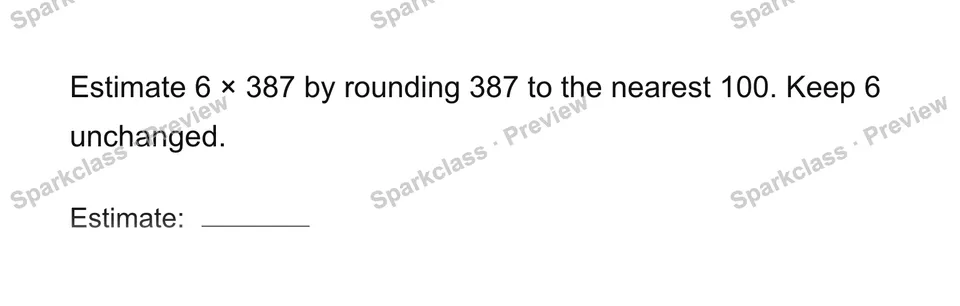 Estimate a product — page 1