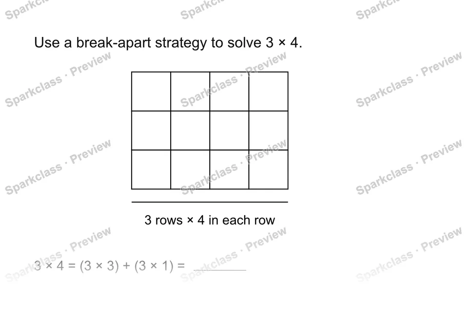 Use a break-apart strategy — page 1