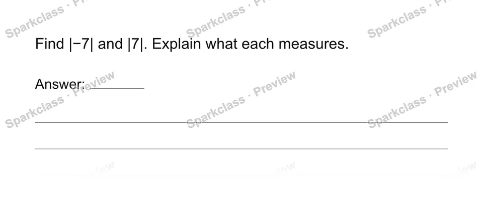 Distinguish absolute value from signed order — page 1