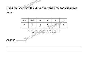 Connect three forms — Grade 4 problem preview