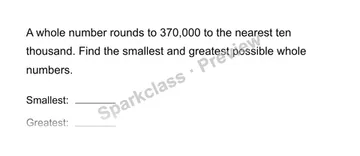 Reason about rounding — Grade 4 problem preview