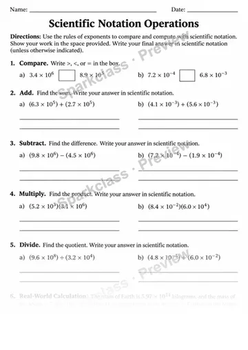 8.EE.A.4 · Operations with scientific notation — Grade 8 worksheet preview