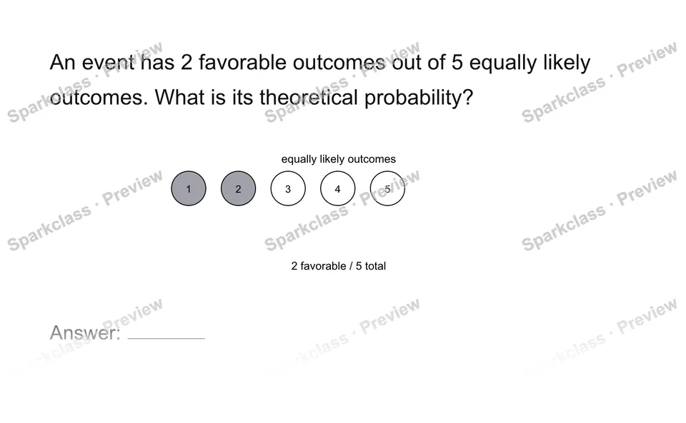 Find theoretical probability — page 1