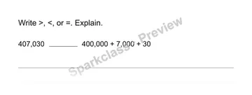 Different forms, same value — Grade 4 problem preview