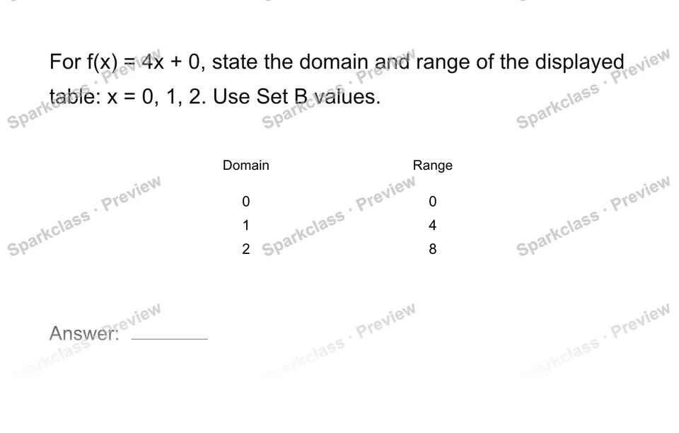 Find domain and range — page 1