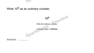 Evaluate powers of ten — Grade 8 problem preview