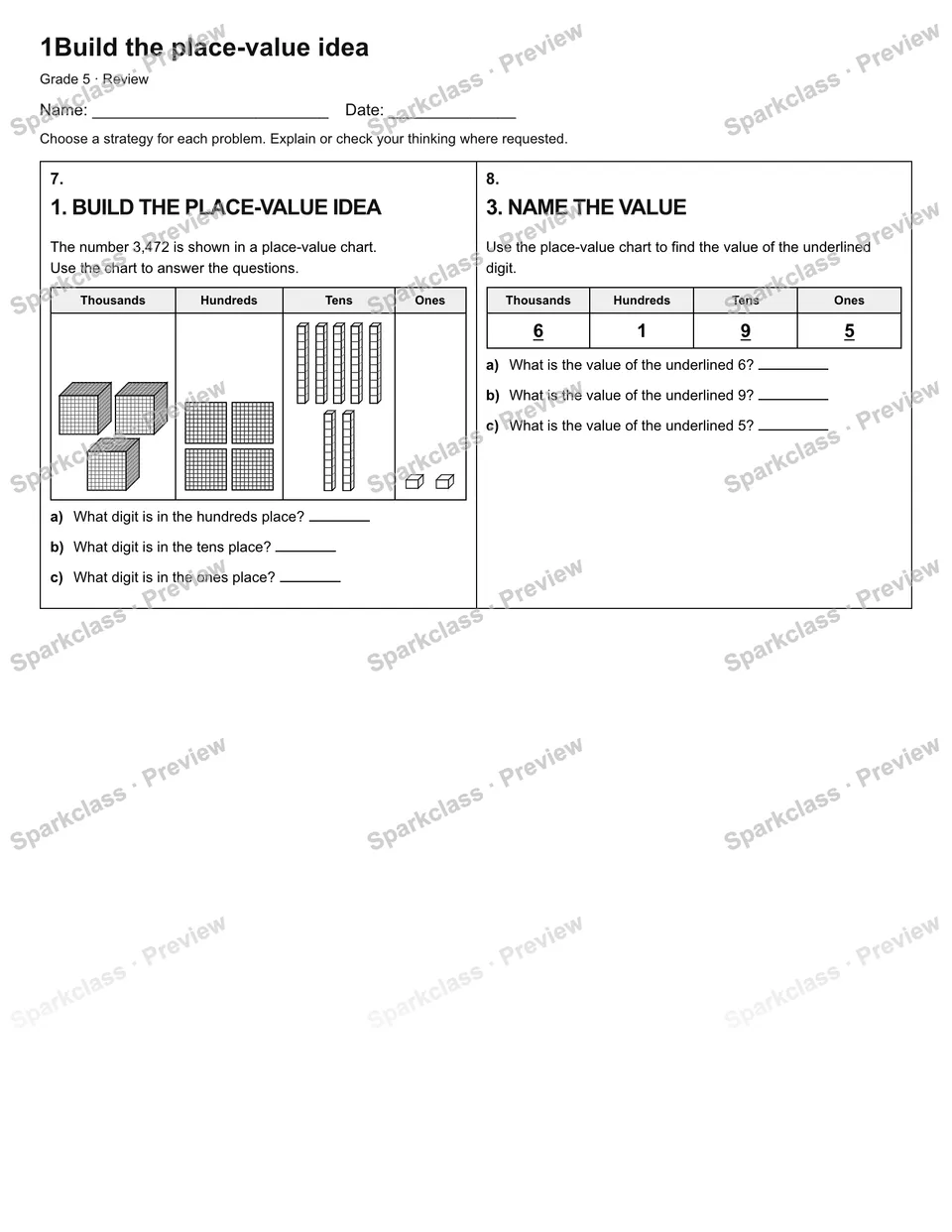 1Build the place-value idea — Review — page 2