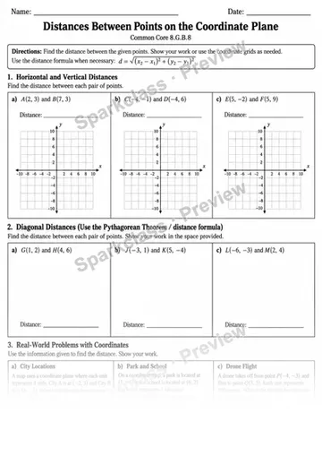 8.G.B.8 · Variant 2 — Grade 8 worksheet preview