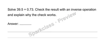 Compute with multi-digit decimals — Grade 6 problem preview