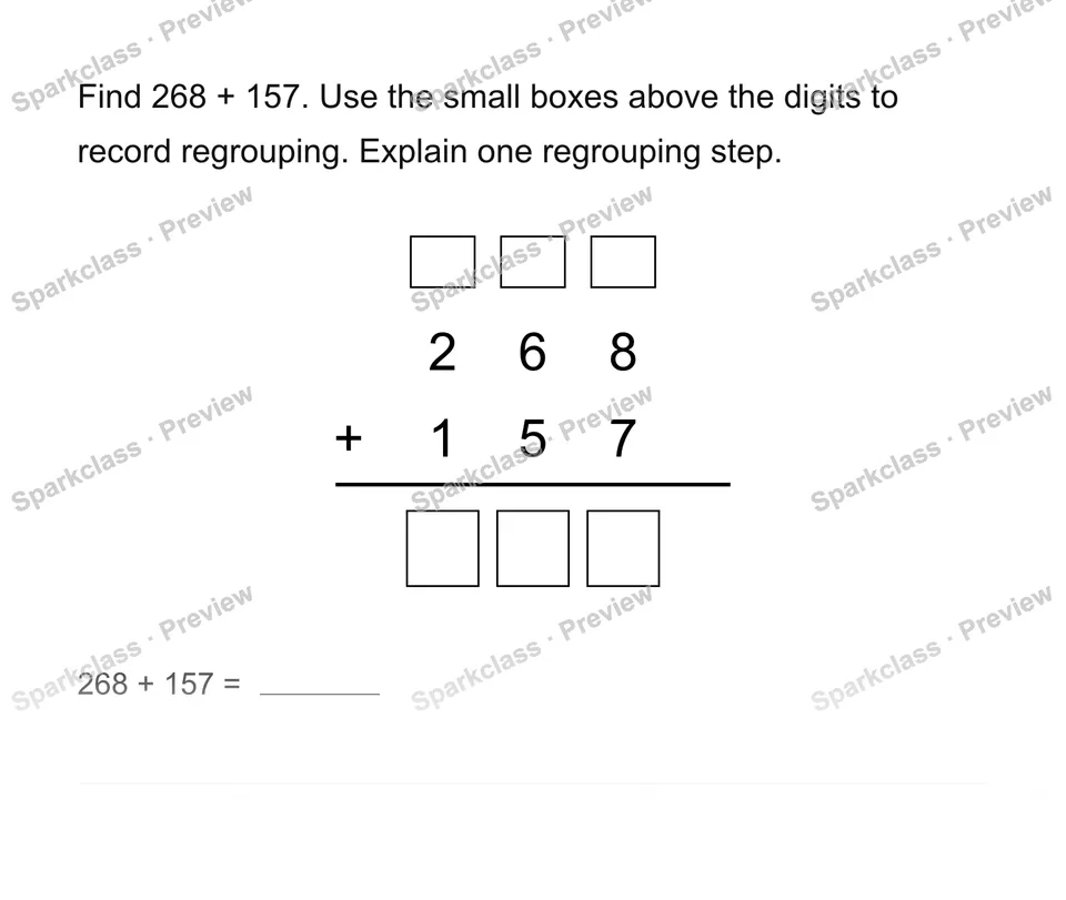 Add whole numbers — page 1