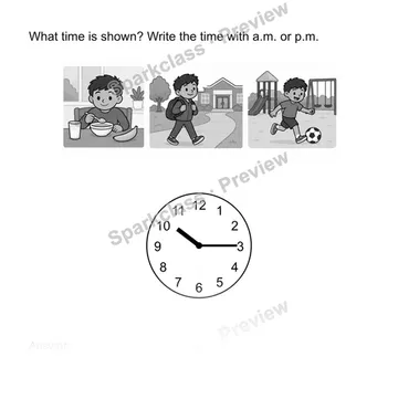 Read time to five minutes — Grade 2 problem preview
