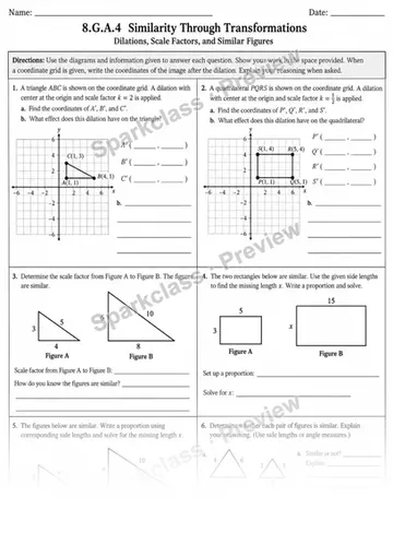 8.G.A.4 · Variant 2 — Grade 8 worksheet preview