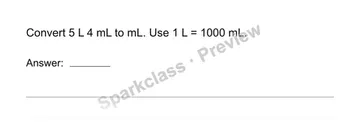 Convert measurement units — Grade 4 problem preview