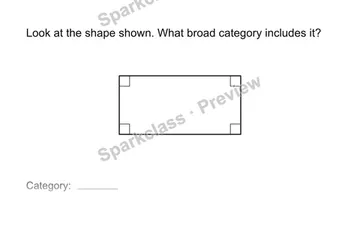 Classify a shape — Grade 3 problem preview