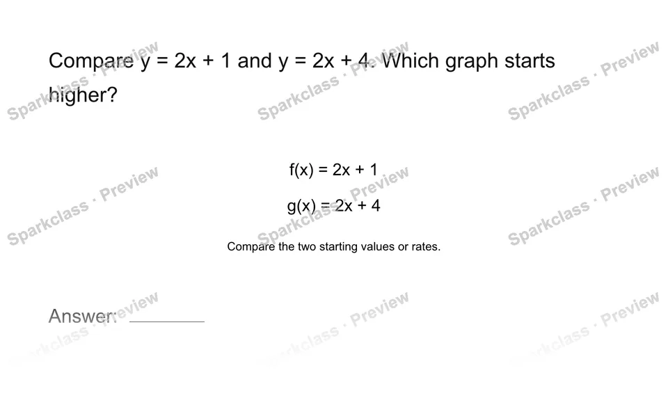 Compare two functions — page 1