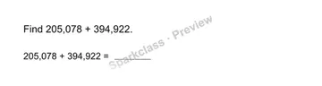 Add whole numbers — Grade 4 problem preview