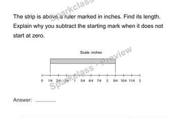 Read the length, not the endpoint — Grade 4 problem preview