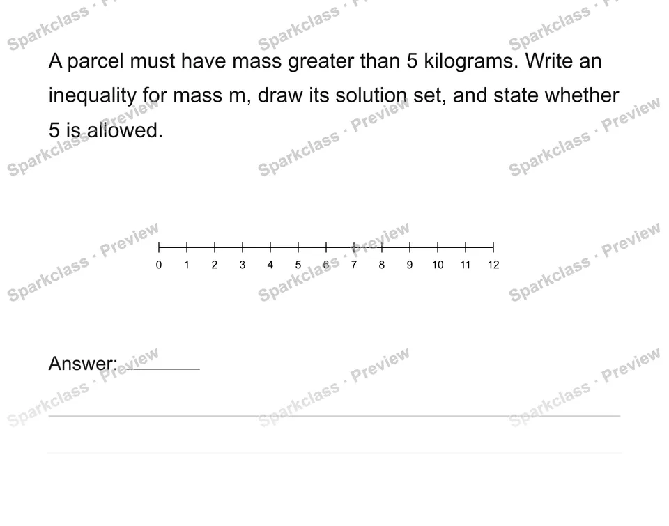 Represent constraints and inequality solution sets — page 1