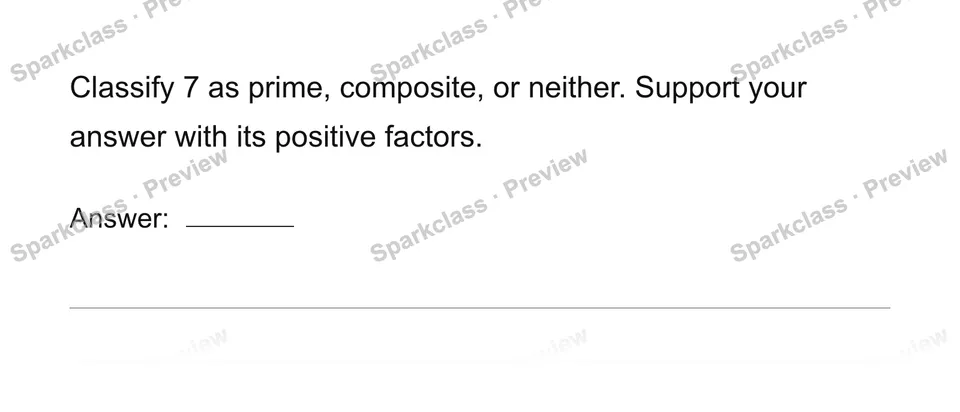 Classify prime and composite numbers — page 1